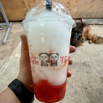 WeeTea - Denver - Valentine Slush (Strawberry Heart Jelly) Deliciousssss - Bubble Tea Near Me - Denver, Colorado WeeTea - Denver - Valentine Slush (Strawberry Heart Jelly) Deliciousssss - Bubble Tea Near Me - Denver, Colorado