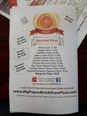 Menu photo 7 Big Papas Brick Oven Pizza Scotrun, PA Menu photo 7 Big Papas Brick Oven Pizza Scotrun, PA