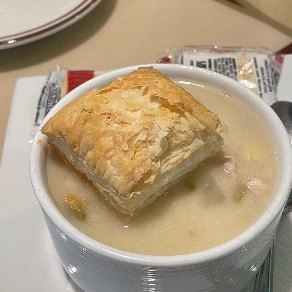 I-84 Diner - Chicken pot pie soup. A meal in a bowl! - Diners Near Me - Fishkill, New York I-84 Diner - Chicken pot pie soup. A meal in a bowl! - Diners Near Me - Fishkill, New York