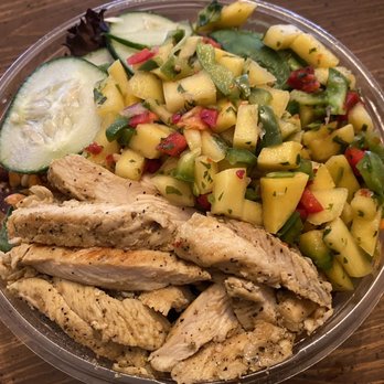 Lips Cafe - Chicken mango salad - Cafes Near Me - Brooklyn, New York