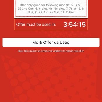 Repair Apple - Check in screen repair of 50% off not honored. Our model repair was for iPhone 11. - Mobile Phone Repair Near Me - Arcadia, California