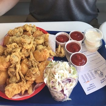 Bob's Clam Hut - Fried seafood platter with scallops, whole clams and haddock. So tasty! - Seafood Near Me - Kittery, Maine Bob's Clam Hut - Fried seafood platter with scallops, whole clams and haddock. So tasty! - Seafood Near Me - Kittery, Maine