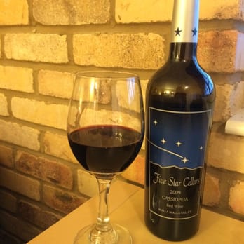 Five Star Cellars - a glass and bottle of wine - Wineries Near Me - Walla Walla, Washington Five Star Cellars - a glass and bottle of wine - Wineries Near Me - Walla Walla, Washington