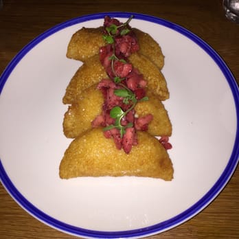 Byblos - Qatayeh. Pastries with strawberries and cream. Ashta cream. - Mediterranean Near Me - Toronto, Ontario Byblos - Qatayeh. Pastries with strawberries and cream. Ashta cream. - Mediterranean Near Me - Toronto, Ontario