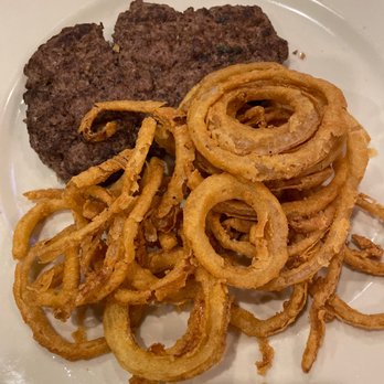 The Sherwood - Ground Beef Steak with onion rings - Sandwiches Near Me - Winston-Salem, North Carolina The Sherwood - Ground Beef Steak with onion rings - Sandwiches Near Me - Winston-Salem, North Carolina