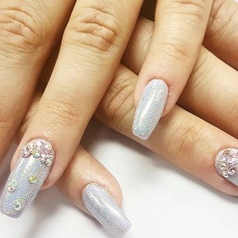 Aldona Nail - Chrome and rhinestones - Waxing Near Me - Union City, New Jersey Aldona Nail - Chrome and rhinestones - Waxing Near Me - Union City, New Jersey