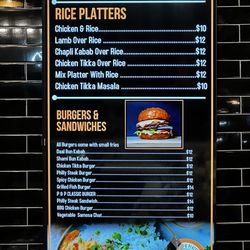 Parathas & Platters - Menu