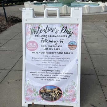 Monrovia Library Park - February 2025 Valentines Day Event - Parks Near Me - Monrovia, California