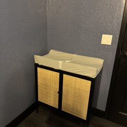 Briar Patch - Changing table in bathroom
