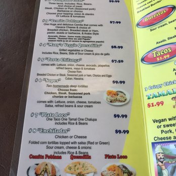 Totopos - Menu pics - Mexican Near Me - Naperville, Illinois Totopos - Menu pics - Mexican Near Me - Naperville, Illinois