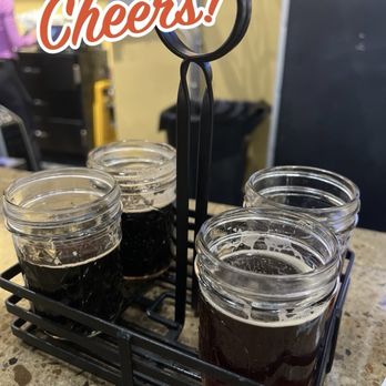 Blue Skye Brewery & Eats - Nice beer flight! Excellent beer. - Pizza Near Me - Salina, Kansas