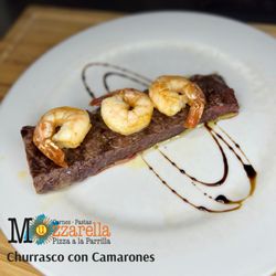 Muzzarella - Medio Churrasco con Camarones