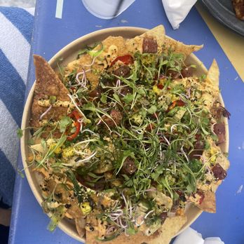 The Naughty Fox - Delicious Ahi Poké Nachos! - New American Near Me - Avalon, California The Naughty Fox - Delicious Ahi Poké Nachos! - New American Near Me - Avalon, California
