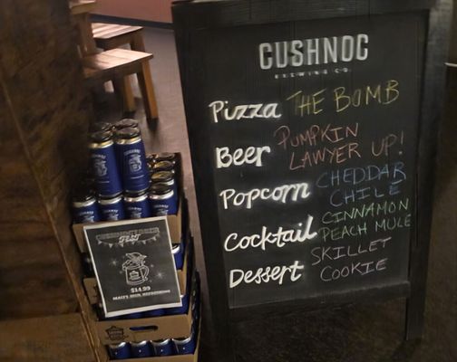 Menu photo 1 Cushnoc Brewing Augusta, ME