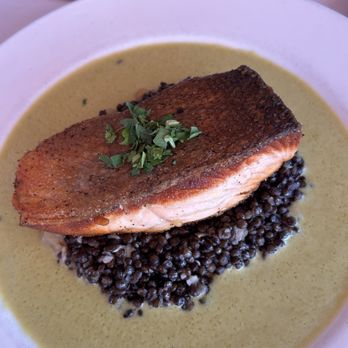 Cafe Santorini - SALMON - Italian Near Me - Pasadena, California Cafe Santorini - SALMON - Italian Near Me - Pasadena, California