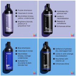 Dogwood Beauty Parlor - Matrix So Silver & Brass Off neutralizing shampoo & conditioner