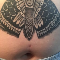 This is the most carelessly done sloppy tattoo I have hands down. He also copied the picture I showed him 100%