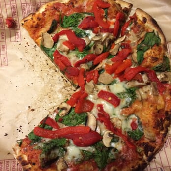 MOD Pizza - Spinach, mushroom, roasted red peppers... Fabulous! - Pizza Near Me - Bloomingdale, Illinois