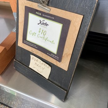 Xielo Artisan Desserts - Gift certificate - Creperies Near Me - Oxnard, California Xielo Artisan Desserts - Gift certificate - Creperies Near Me - Oxnard, California