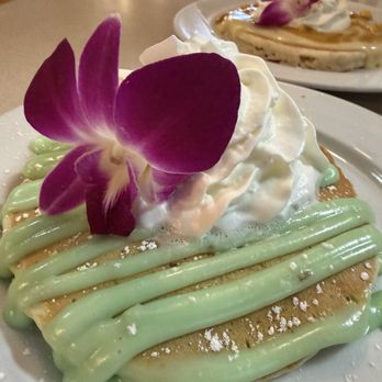 Cinnamon's Restaurant - Pistachio pancake - Pancakes Near Me - Kailua, Hawaii Cinnamon's Restaurant - Pistachio pancake - Pancakes Near Me - Kailua, Hawaii