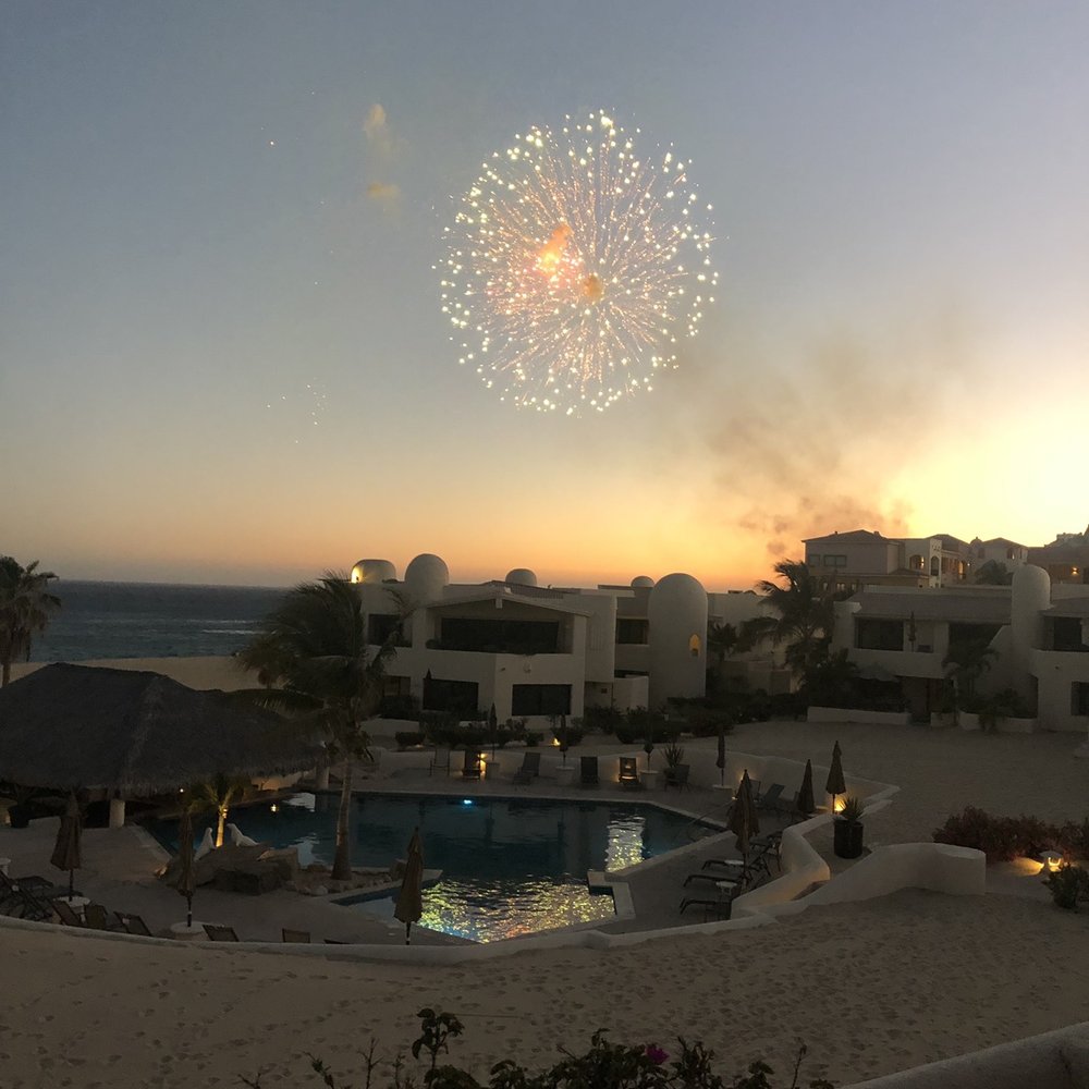 Terrasol Beach Resort - Fireworks our last day. They knew they would miss us. - Resorts Near Me - Cabo San Lucas, BCS