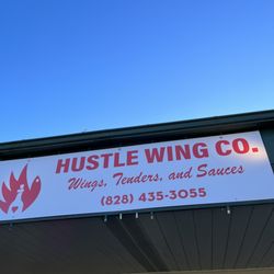 Hustle Wing - Outdoor sign