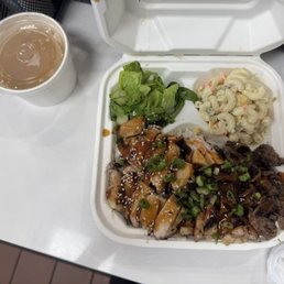 Teriyaki chicken and beef Teriyaki chicken and beef