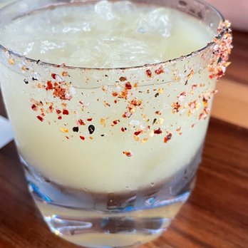 82 Degrees - Avocado margarita was delicious. Spicy sea salt kicked it up. - Seafood Near Me - St. Pete Beach, Florida