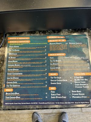 Menu photo 8 Pocket Burger Shack Sunset Beach, CA Menu photo 8 Pocket Burger Shack Sunset Beach, CA