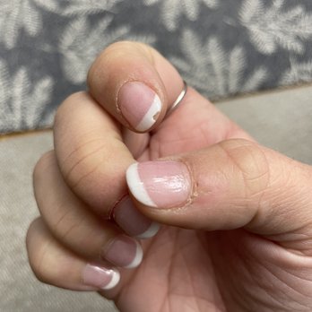 Ladue Nails and Spa - Update 1 week in- lumpy, dimpled, cracks, breaking. Horrible quality dip. - Nail Salons Near Me - Saint Louis, Missouri Ladue Nails and Spa - Update 1 week in- lumpy, dimpled, cracks, breaking. Horrible quality dip. - Nail Salons Near Me - Saint Louis, Missouri