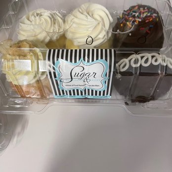 Sugar Bakery - I went back two weeks later. Top left 2 simply vanilla, 1 chocolate fudge, bottom row left banana pudding, choco. molten and Hostess my fav. - Bakeries Near Me - East Haven, Connecticut Sugar Bakery - I went back two weeks later. Top left 2 simply vanilla, 1 chocolate fudge, bottom row left banana pudding, choco. molten and Hostess my fav. - Bakeries Near Me - East Haven, Connecticut