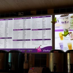 Chatime drink menu