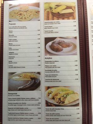 Menu photo 6 Pupuseria Las Americas Hackensack, NJ