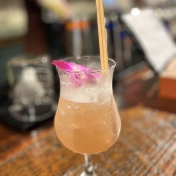 Deacon Giles Distillery - a drink with a straw in a glass - Distilleries Near Me - Salem, Massachusetts