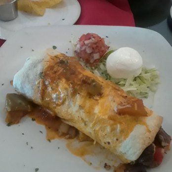 Papagallo Restaurant - Steak burrito...huge!! - Latin American Near Me - Attleboro, Massachusetts