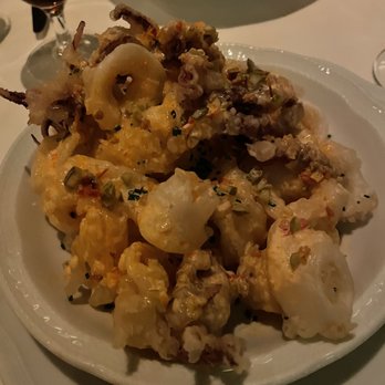Carbone - Calamari Marco 31. With a light butter cream sauce. 5 stars. - Italian Near Me - Las Vegas, Nevada Carbone - Calamari Marco 31. With a light butter cream sauce. 5 stars. - Italian Near Me - Las Vegas, Nevada