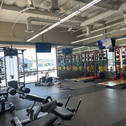 Fitness 19 - Weights are always put away, never have to worry about tripping over them!