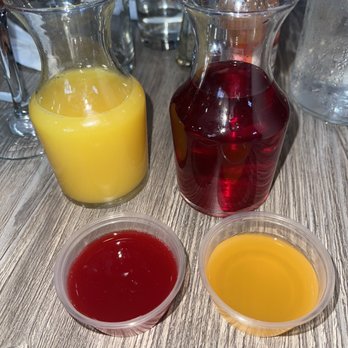 Indulgence Southern Bistro - Mixers & syrups from champagne bucket - Southern Near Me - Jacksonville, Florida