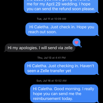 Caletha The Linen Lady - Self explanatory - Party Equipment Rentals Near Me