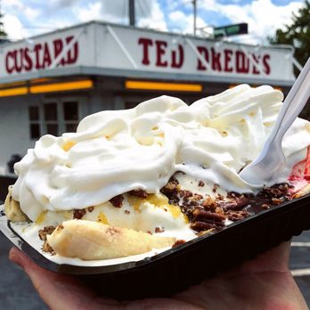 Ted Drewes Frozen Custard - Hot fudge sundae - Ice Cream & Frozen Yogurt Near Me - Saint Louis, Missouri Ted Drewes Frozen Custard - Hot fudge sundae - Ice Cream & Frozen Yogurt Near Me - Saint Louis, Missouri