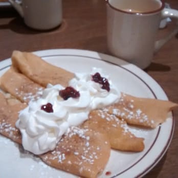 Chace's Pancake Corral - Swedish Pancakes w/ Lingonberries (filling inside) - American Near Me - Bellevue, Washington Chace's Pancake Corral - Swedish Pancakes w/ Lingonberries (filling inside) - American Near Me - Bellevue, Washington