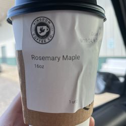 Kingdom Coffee - Rosemary Maple latte is truly satisfying and delicious!