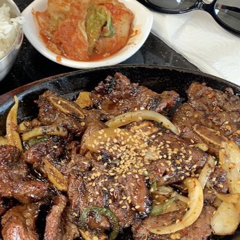 Corner Grille - Korean Ribs with a side of Kim chee! Yum!! - Korean Near Me - Van Nuys, California Corner Grille - Korean Ribs with a side of Kim chee! Yum!! - Korean Near Me - Van Nuys, California