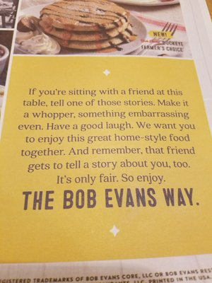 Menu photo 2 Bob Evans Valley Park, MO