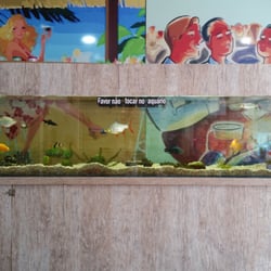 Ecco Trattoria - Decoração da entrada.