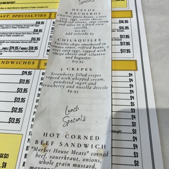 Sunflower Cafe - Specials - Breakfast & Brunch Near Me - Renton, Washington