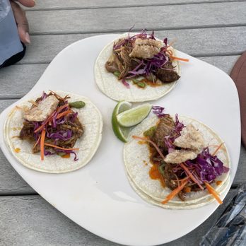 Edge Rooftop - Pork carnitas tacos - Lounges Near Me - Austin, Texas