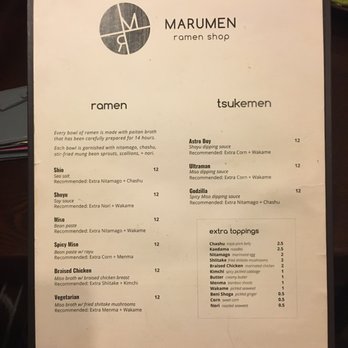 Marumen - Ramen Near Me - Fairfax, Virginia