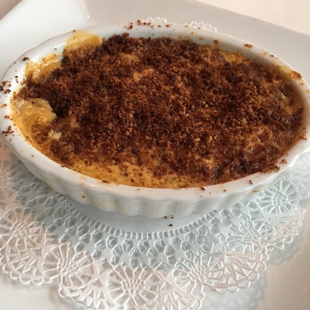 Bleu Provence - Lobster vanilla bourbon brûlée - amazing appetizer - French Near Me - Naples, Florida Bleu Provence - Lobster vanilla bourbon brûlée - amazing appetizer - French Near Me - Naples, Florida