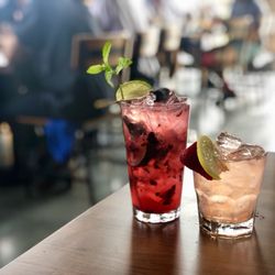 Twin Sisters Brewing Company & Bellingham Beer Garden - Blackberry Mojito and Northsister Lemonade